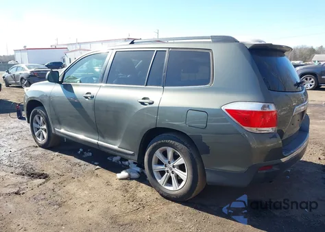 2012 Toyota Highlander Se V6 from USA, damaged, VIN 5TDBK3EH1CS171408
